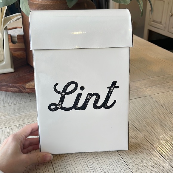 Accents Metal Lint Bucket For Laundry Room Poshmark